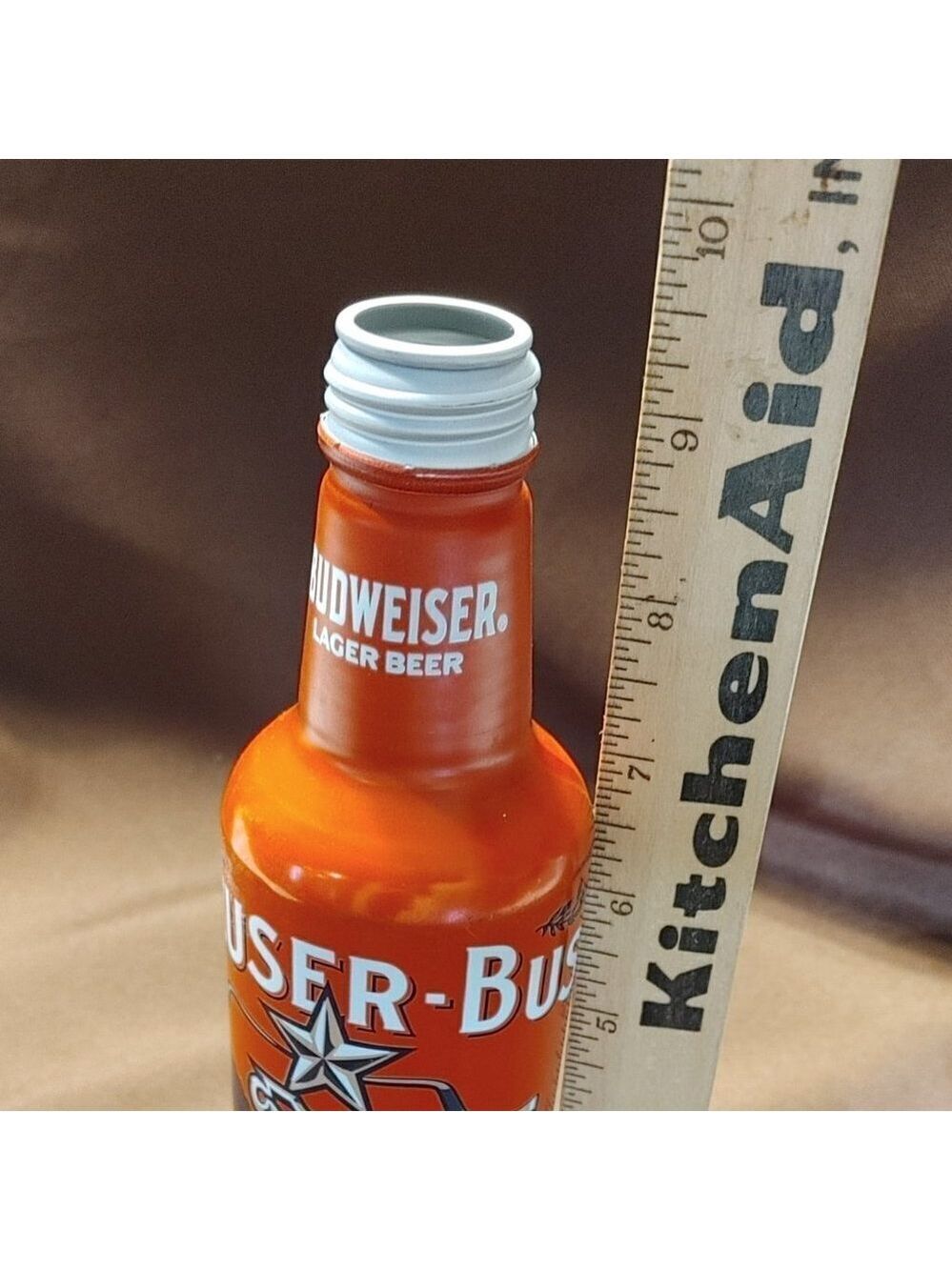 Budweiser Anheuser Busch Aluminum Bottle Red White Blue Eagle - Picture 9 of 9